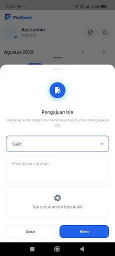 Pengajuan Izin